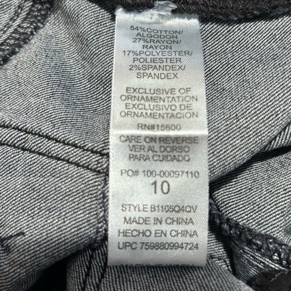 DEMOCRACY Sz 10 Ab-Solution Booty Lift Denim Jeggings Jeans New with Tags - Picture 10 of 10